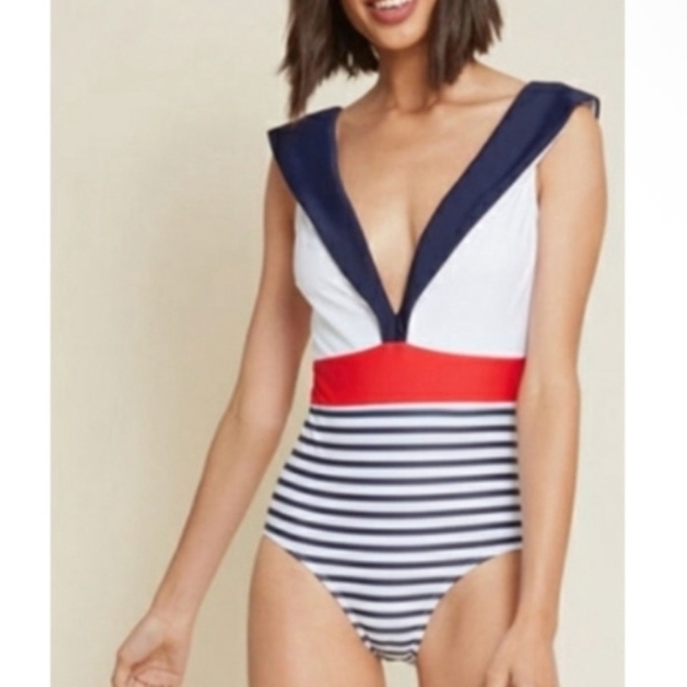 High Dive by ModCloth one piece swim suit size medium